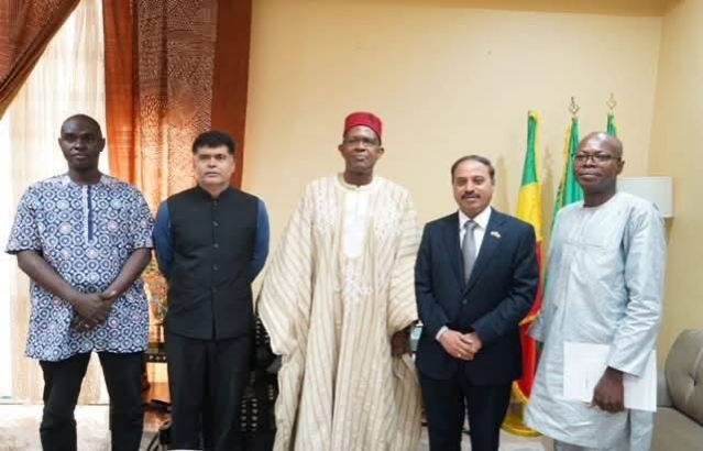 Amb Dr. N. Nandakumar called on H.E. Mr. Mamou Daffe, Hon'ble Minister of Handicrafts, Culture, Hotel Industry and Tourism (27 July 2026)